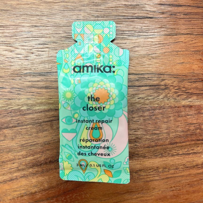 NEW Amika The Closer instant repair hair cream Sachet