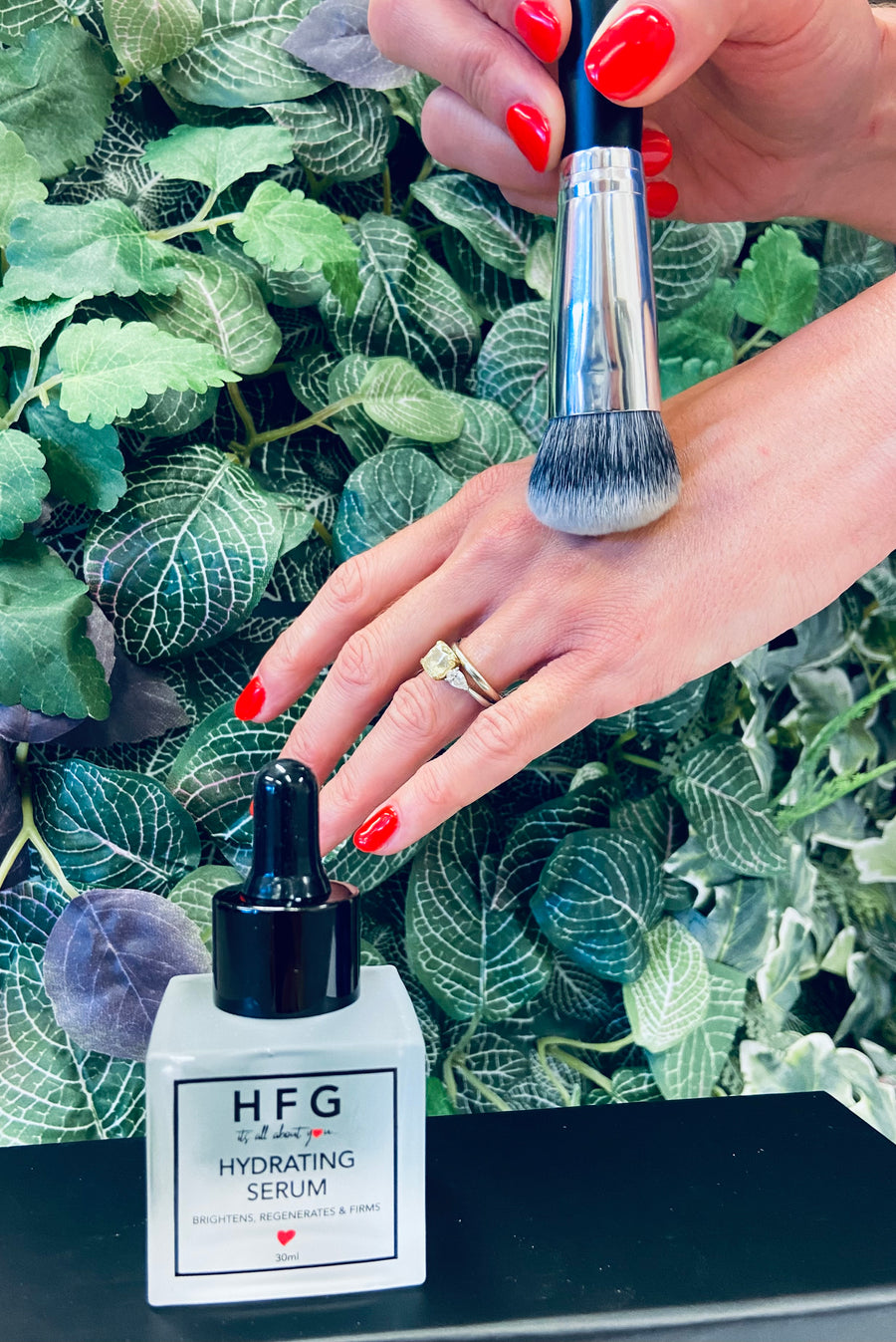 HFG Hydrating Serum and Skincare Hero Brush Duo