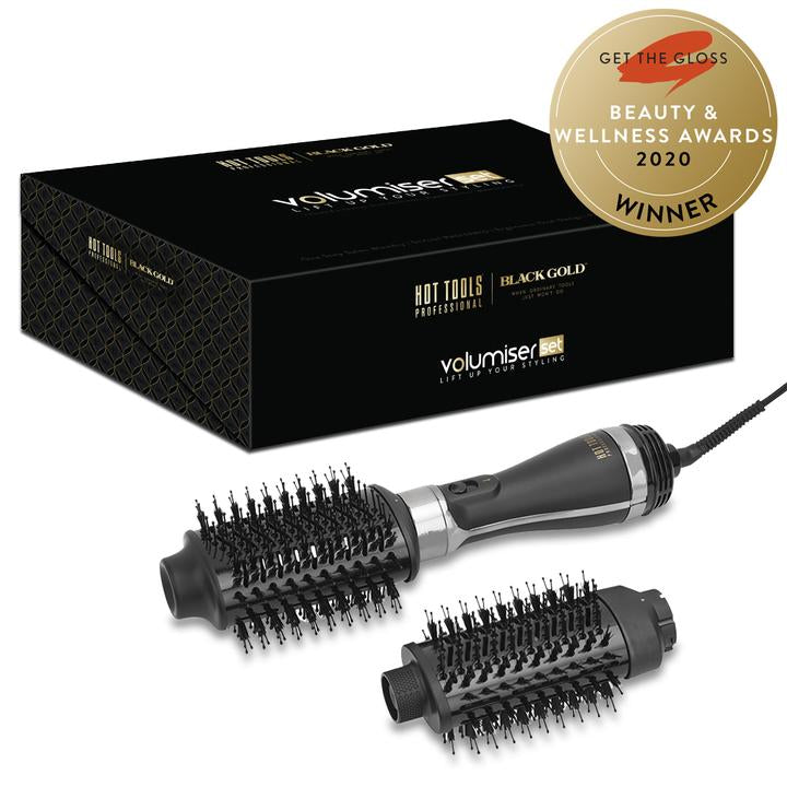 Hot Tools Volumizer Set 2 in 1 Brush & Dryer with Changeable Heads